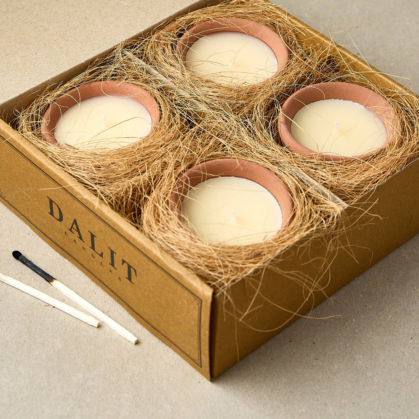Handmade Rose Terracotta Pot Candles - Sravanthi